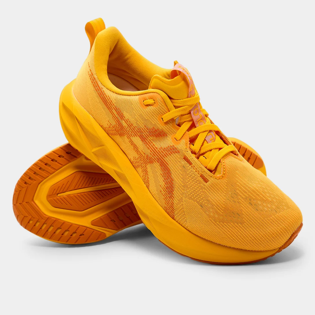 Tênis Asics Novablast 5 Masculino - Laranja+Amarelo