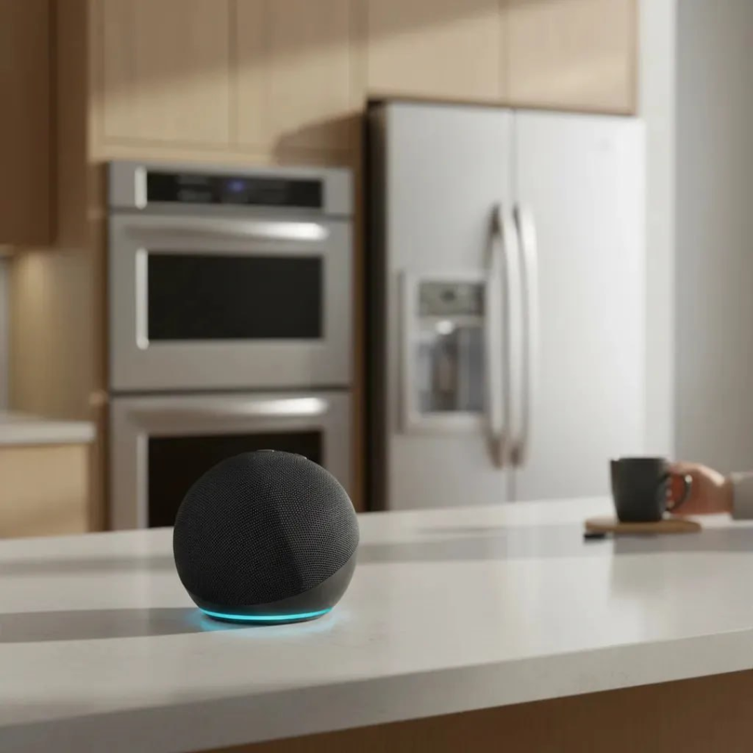 Amazon Echo Dot 5th Gen com assistente virtual Alexa