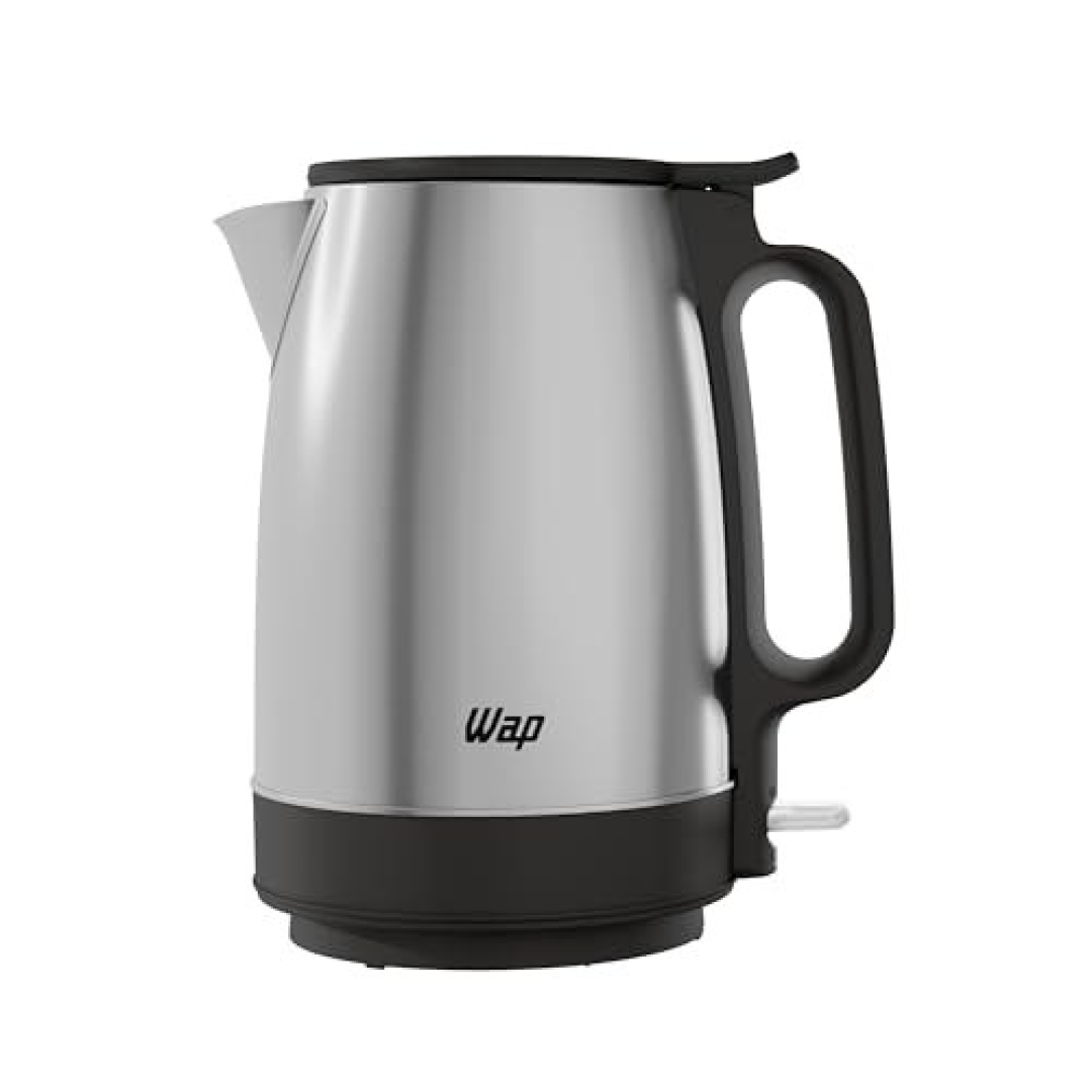 WAP Chaleira Elétrica WCE2 1,7L em Aço Inox, Base Giratória, 220V Porta fio na base de aquecimento.