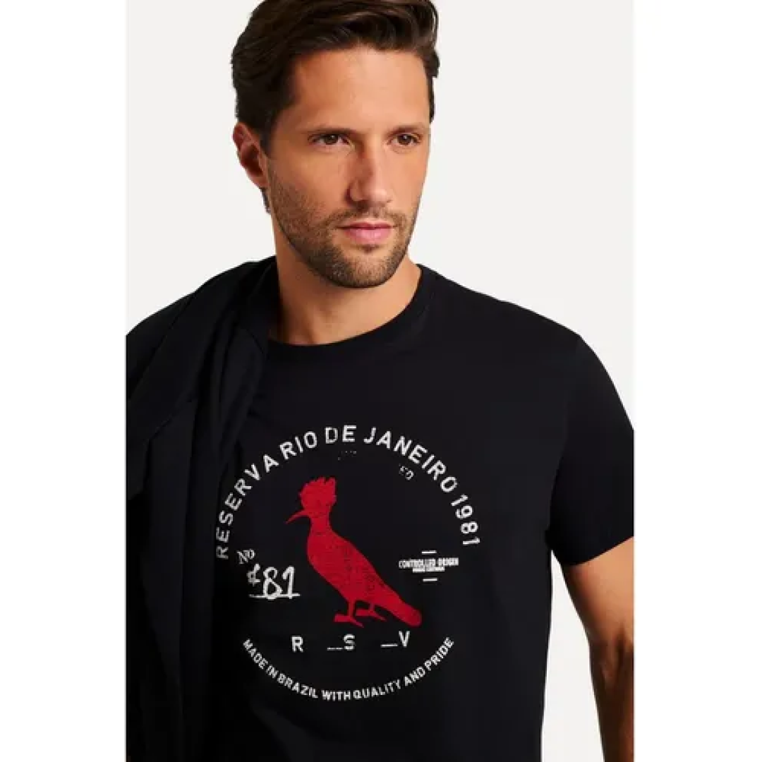 Camiseta Sb Algodão Carimbo Reserva (5 cores)