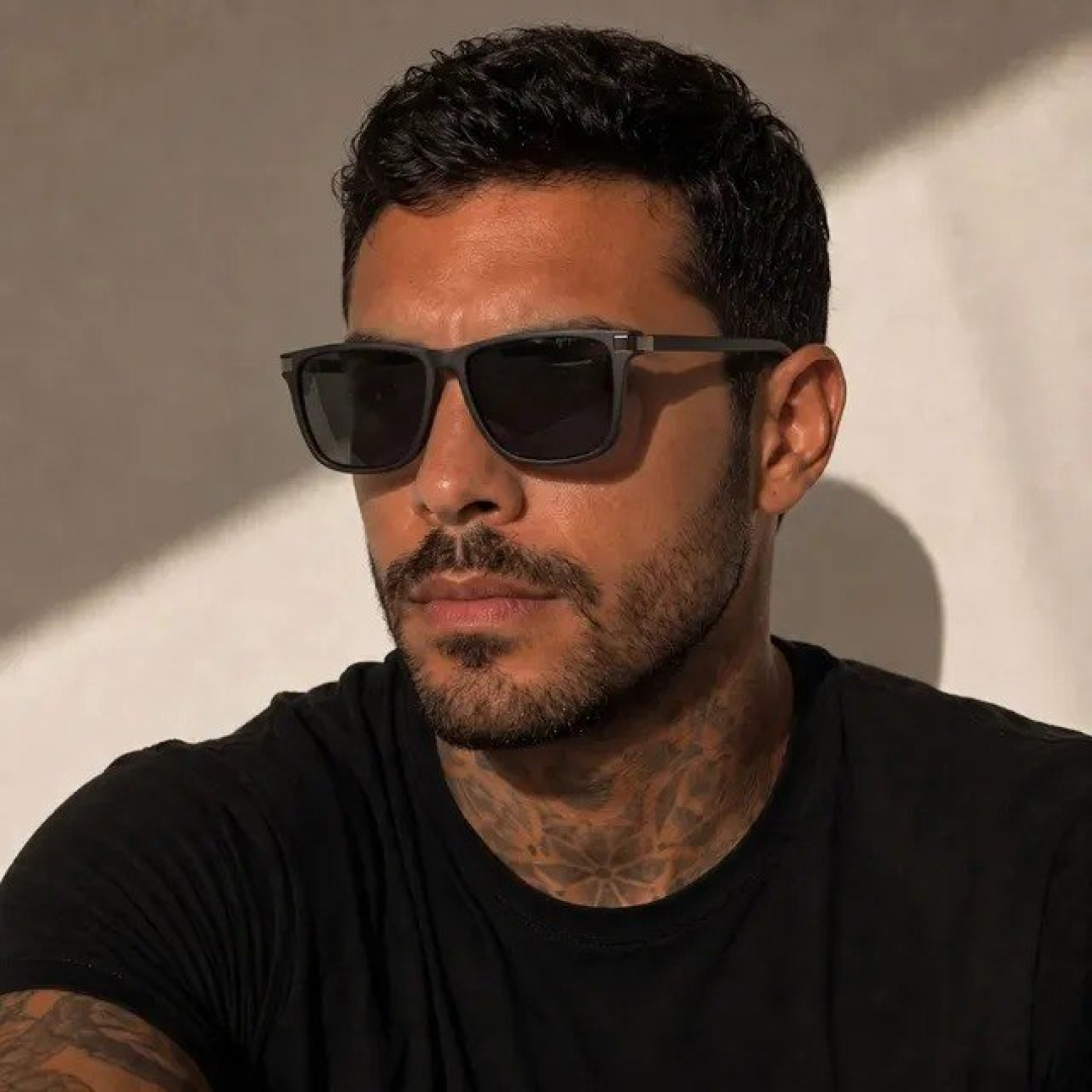 Óculos de Sol Uv400 Acetato Premium + Case