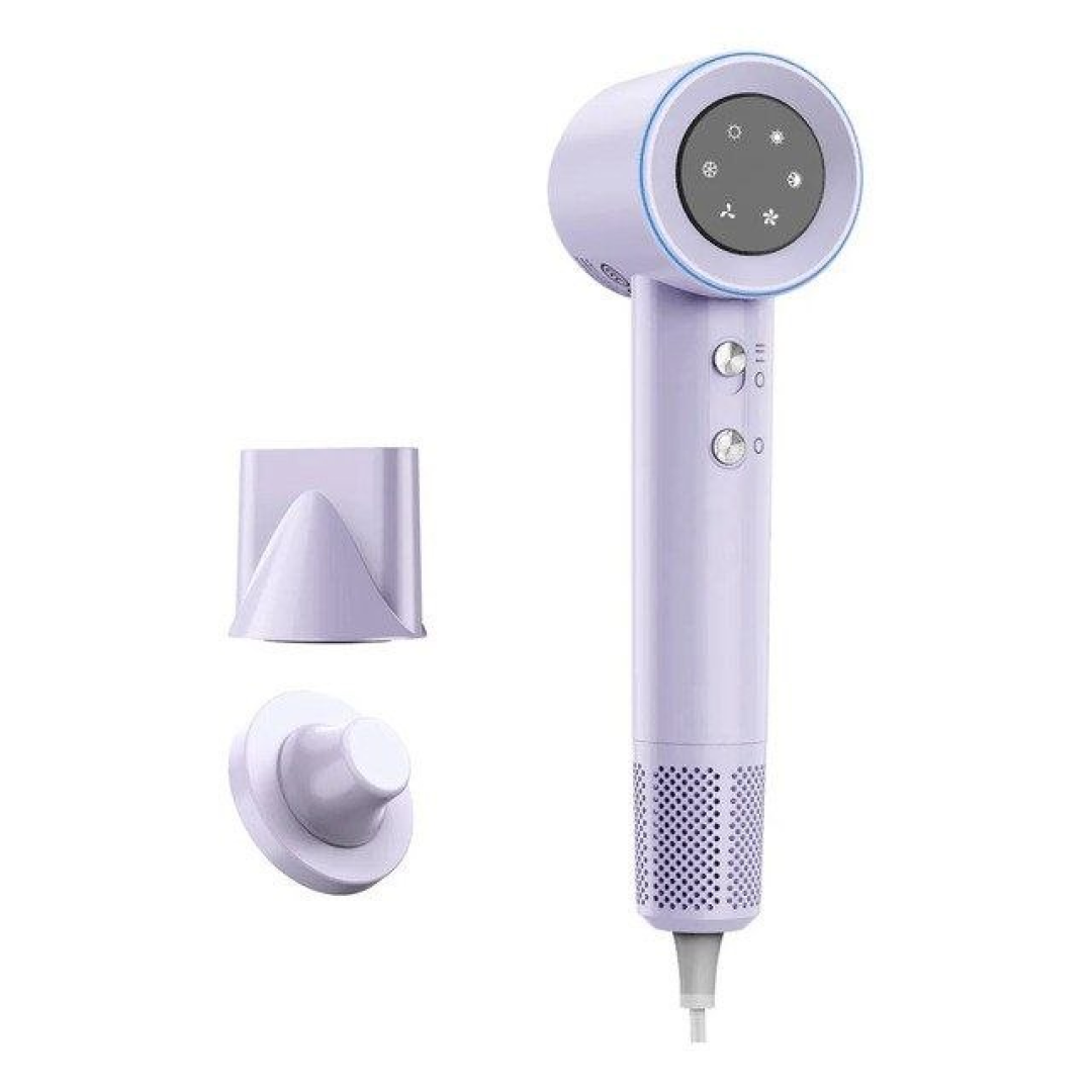 Secador De Cabelo Gokoco De Alta Velocidade 110v/220v Cor Lavanda 127v