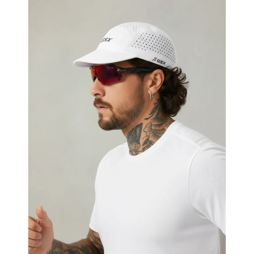 Boné Corrida Aba Curta Ultra Leve Airtech Pro Performance