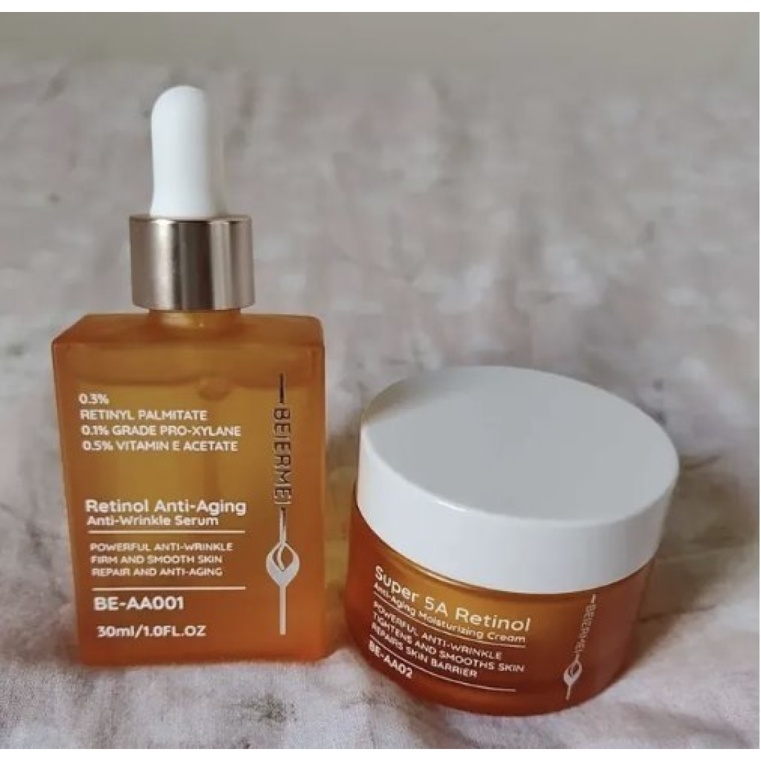 Kit Beiermei Pele Madura - Retinol Sérum + Creme 30ml Cada