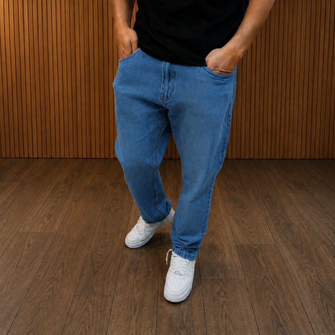 Calça Jeans Tradicional Corte Reto