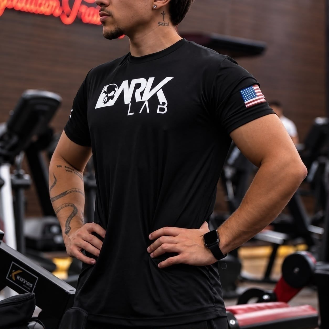 Camiseta Dry-Fit Caveira Dark Lab