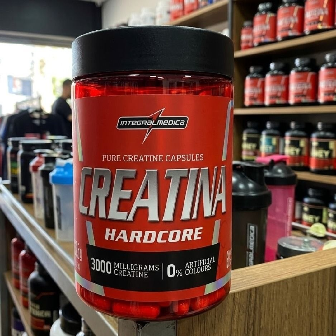 Creatina 100% Pura 60 Cápsulas Integralmédica Sem Sabor
