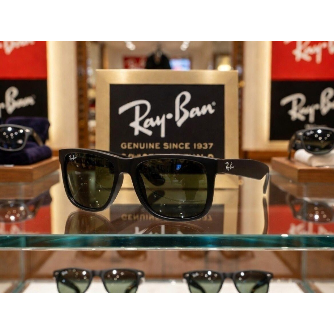 Óculos de Sol Ray-Ban Justin Verde Escuro