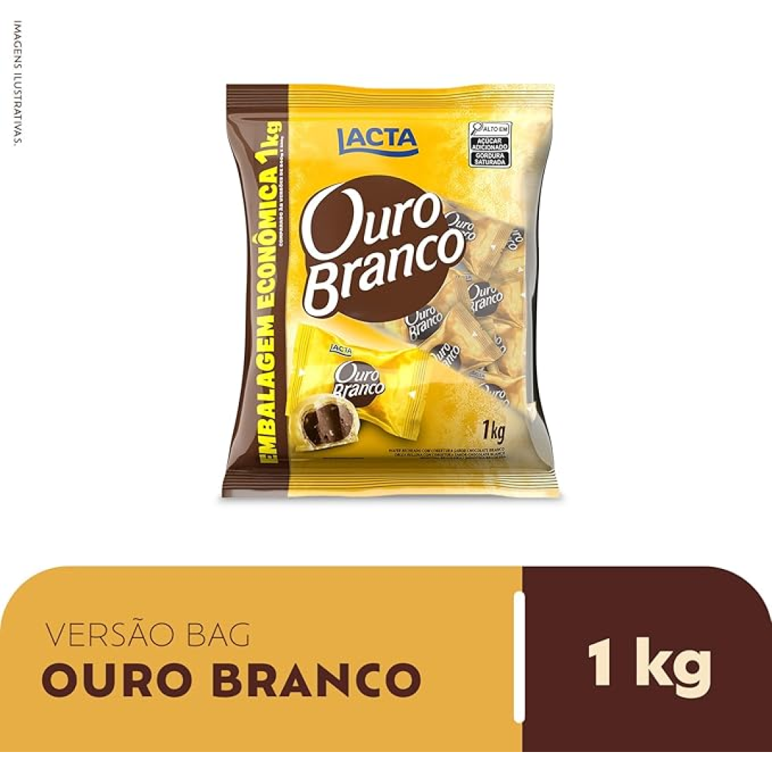 Chocolate Ouro Branco Pacote 1Kg