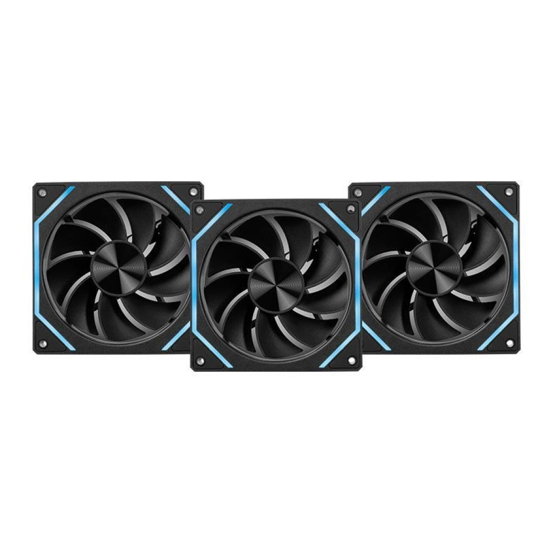 Kit Ventoinhas Pichau Ventus Nx Reverse, Argb, 3x120mm, Preto, Pch-Vtnxr3-Bk01