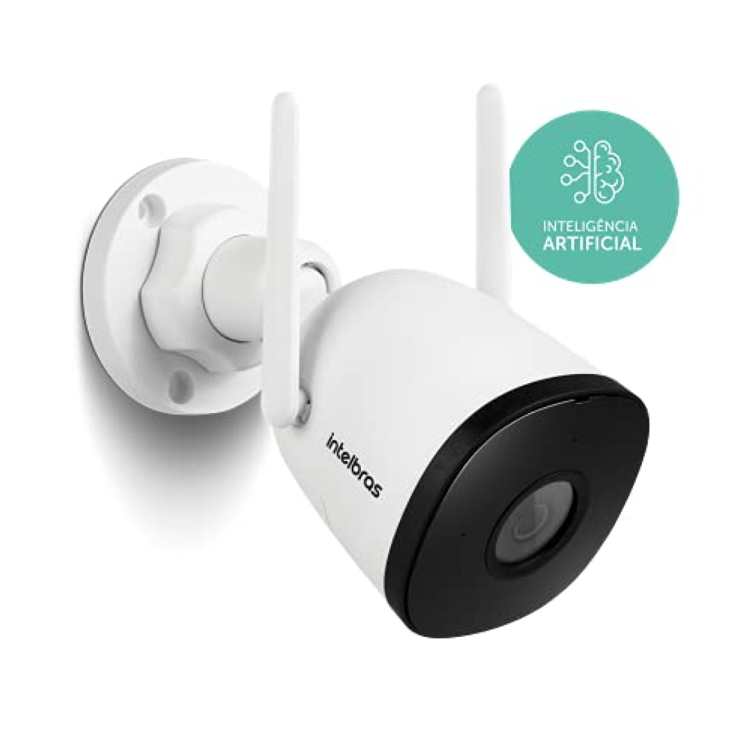 Câmera Inteligente Compatível com Alexa Wi-Fi Full HD iM5 SC Branco Intelbras