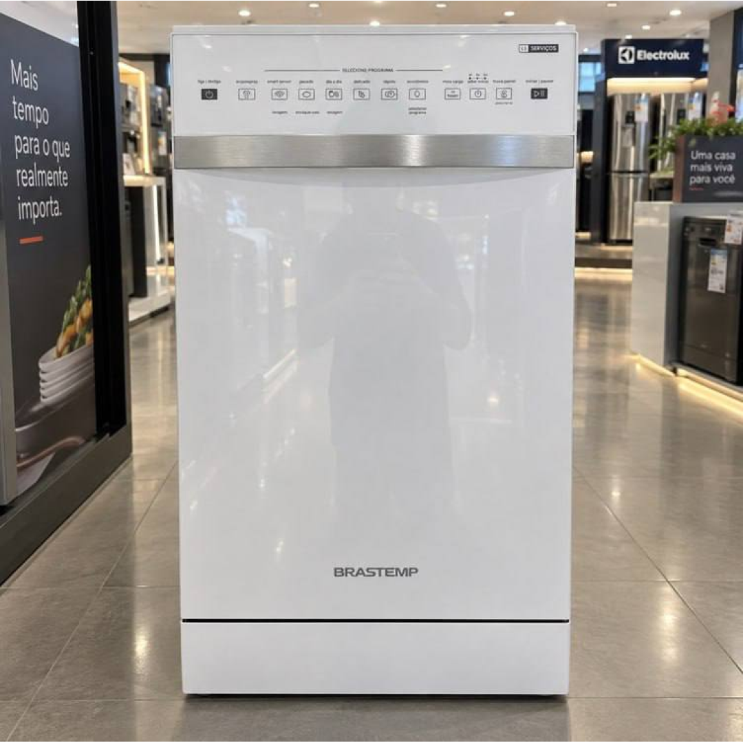 Lava-louças 10 Serviços Brastemp Branco Com Ciclo Pesado -
