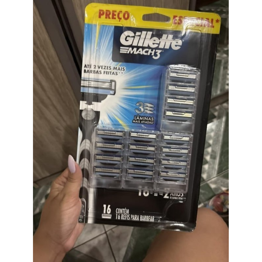 Gillette Mach3 16 Cargas