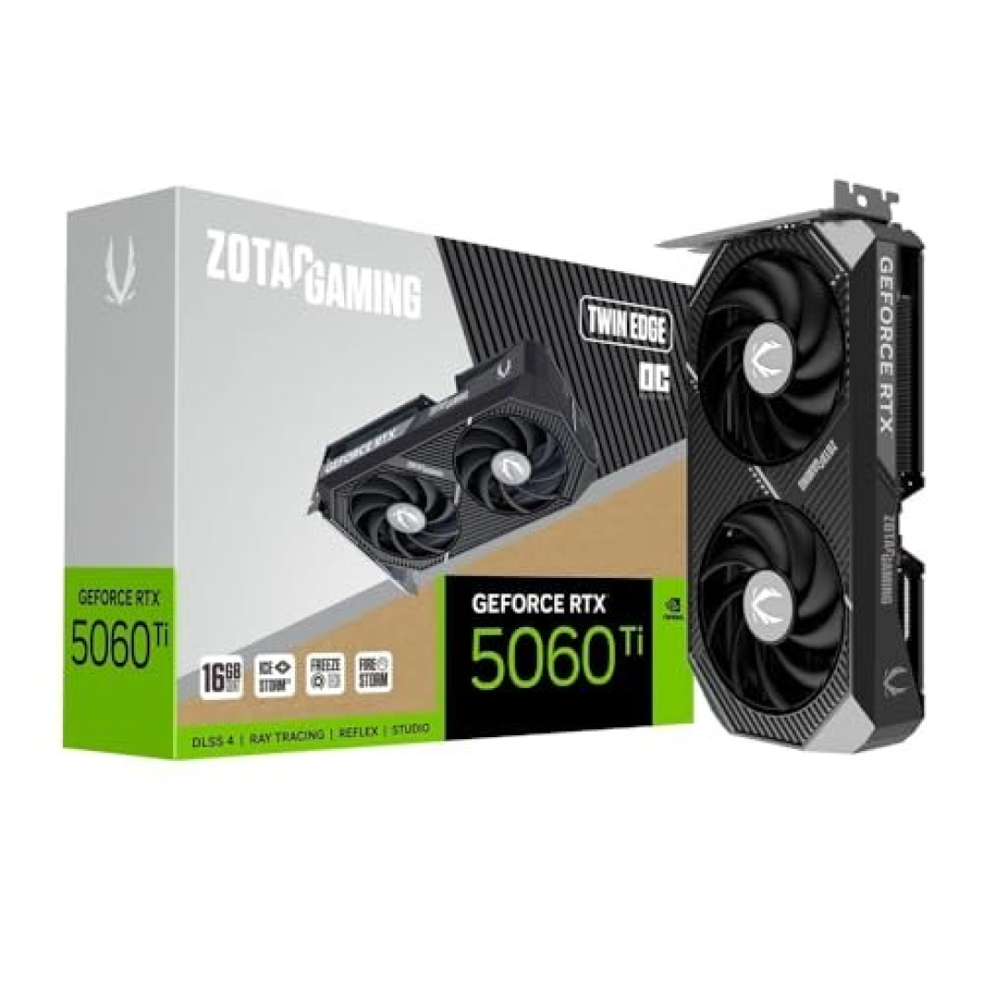GPU NV RTX5060TI 16GB TWIN EDGE OC GDDR7 128BITS ZOTAC ZT-B50620H-10M