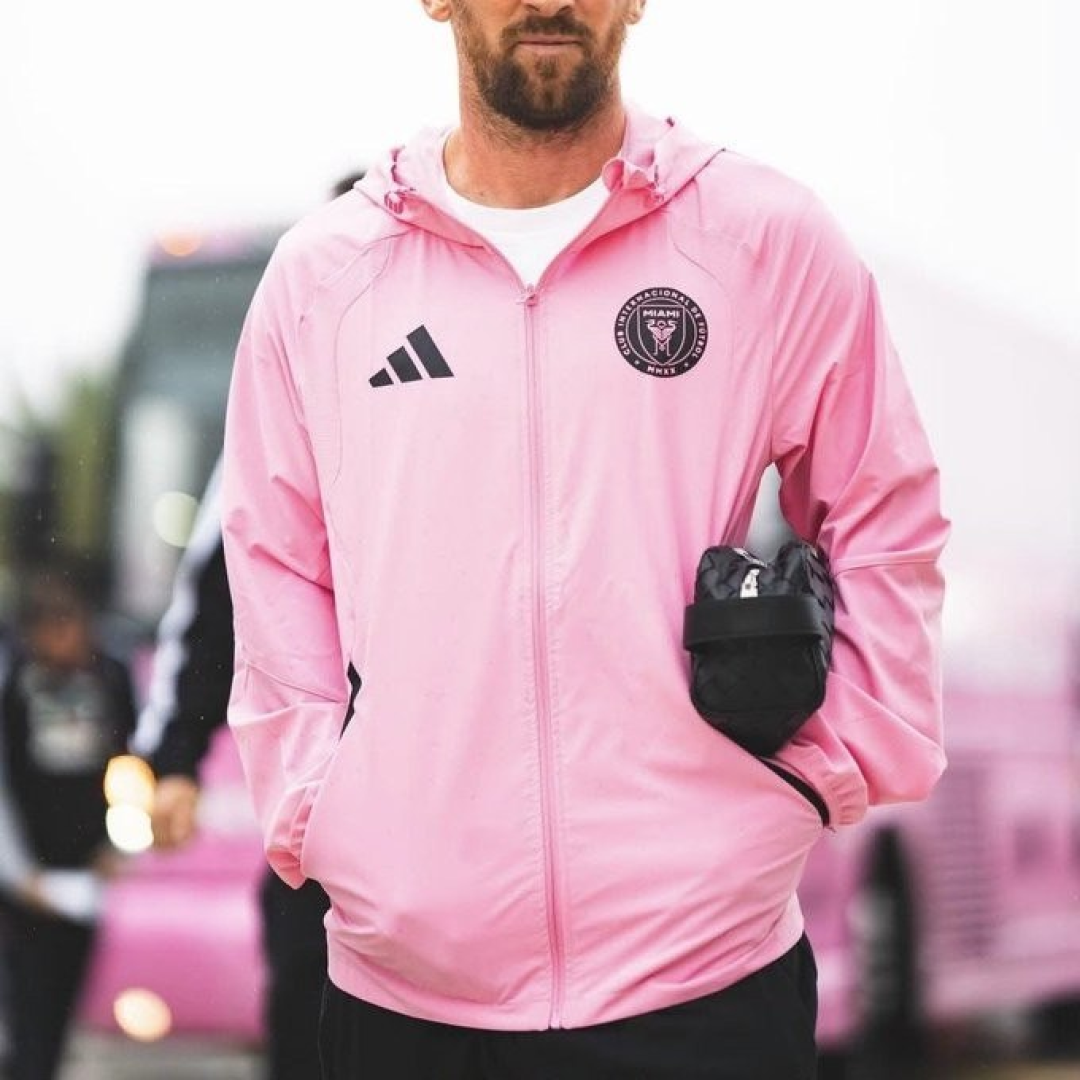 Jaqueta Corta-Vento Adidas Travel Inter Miami CF
