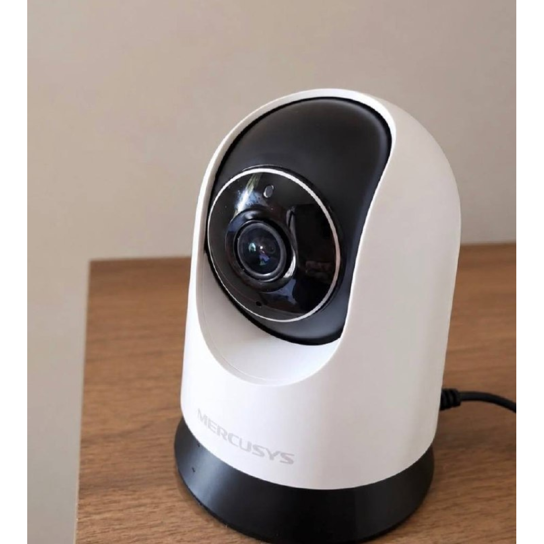Mercusys Mc210 Câmera Segurança Wifi 2k 3mp 360° Por Tp-link Branco