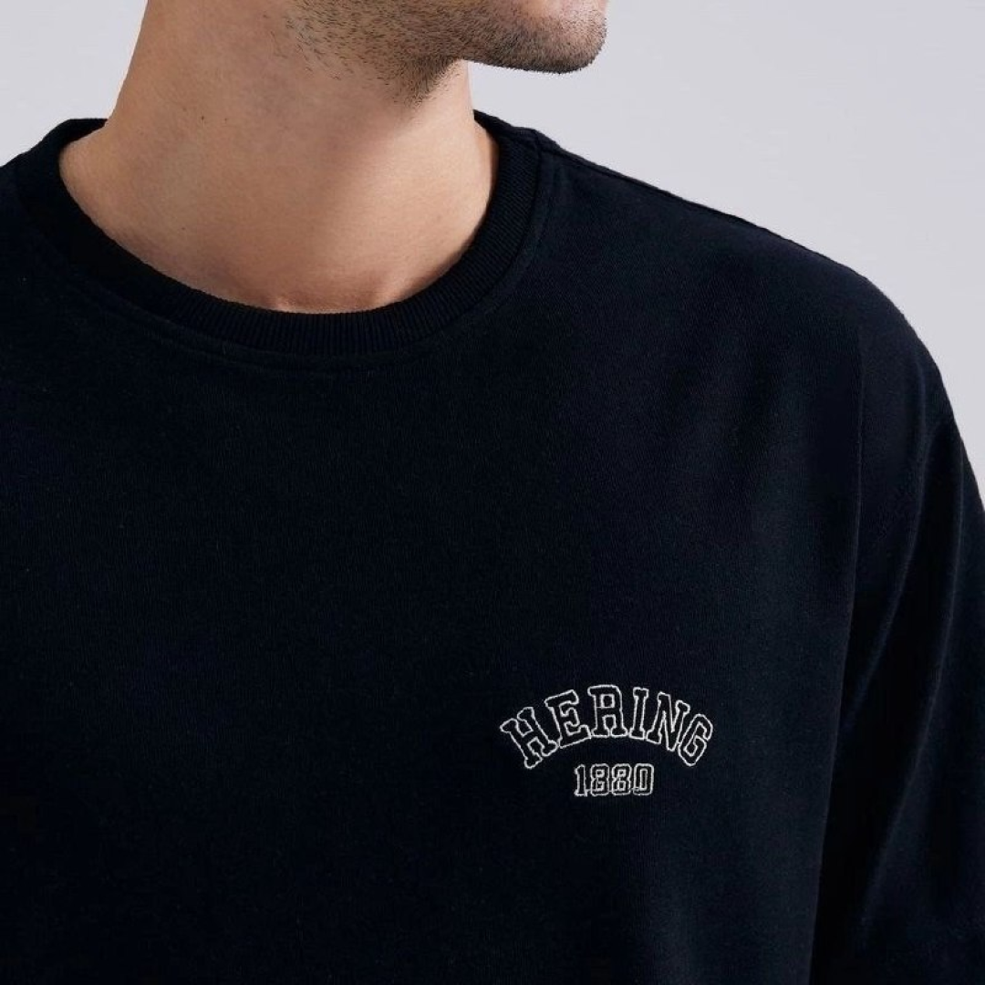 Camiseta Hering Relaxed com Bordado