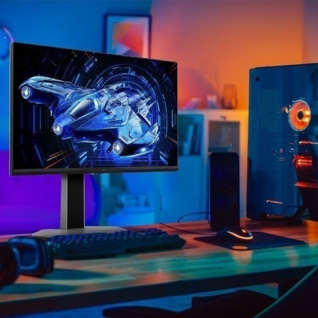 Monitor Gamer TCL 25" QLED Mini LED Full HD G64 300Hz 1ms (GtG) Freesync HDR 600 nits