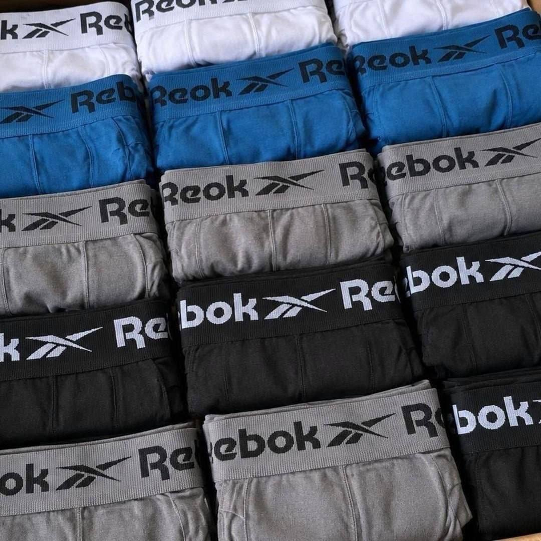 Kit 10 Cuecas Reebok Masculino Boxer Box Microfibra Adulto