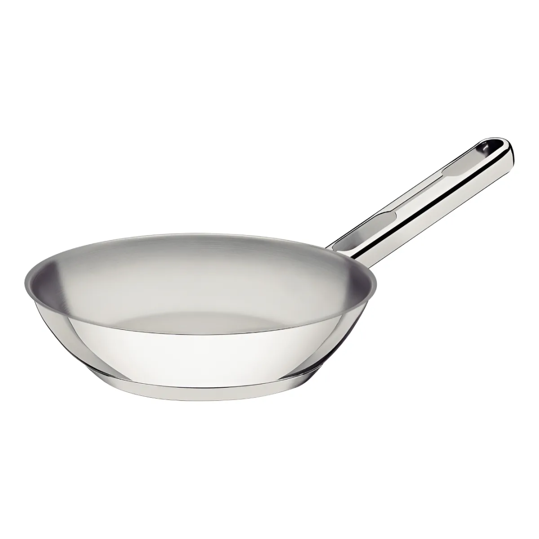 Frigideira Allegra Fundo Triplo 24 Cm 2,1 L Inox Tramontina Cor Cinza