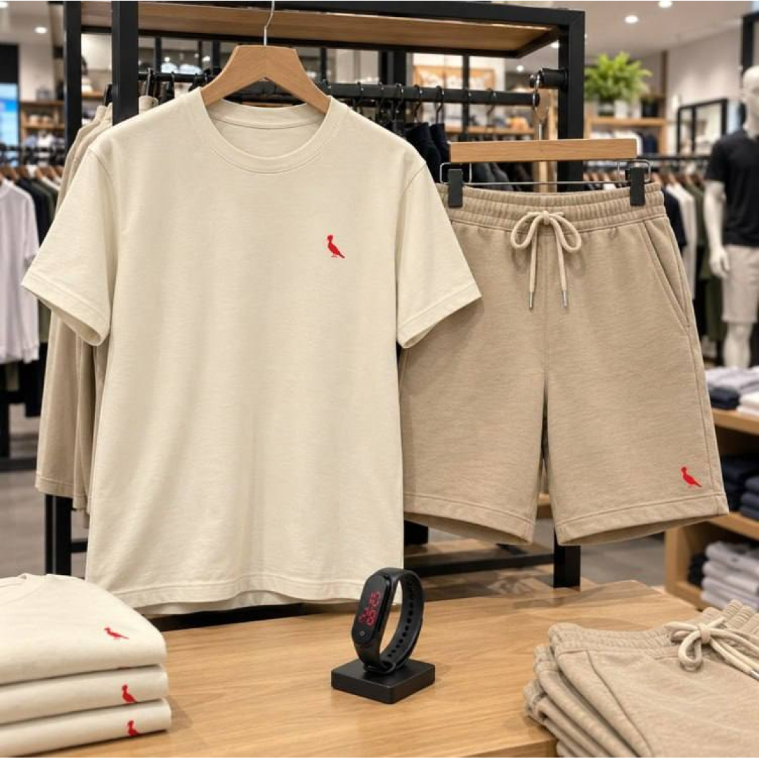 Kit Camiseta Masculina E Short Reserva Moletinho + Brinde