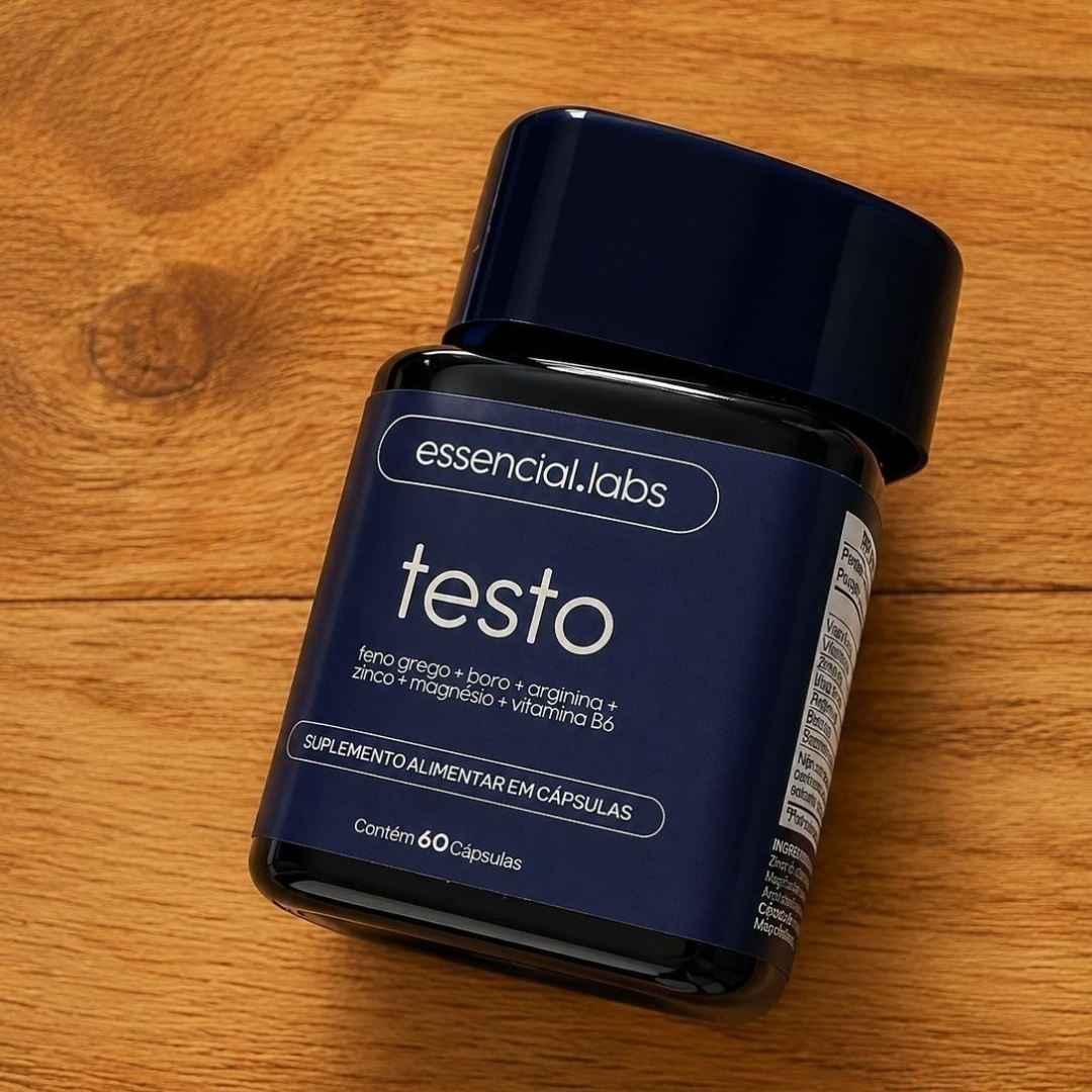 Precursor da Testosterona Testo Essencial 60 Cápsulas