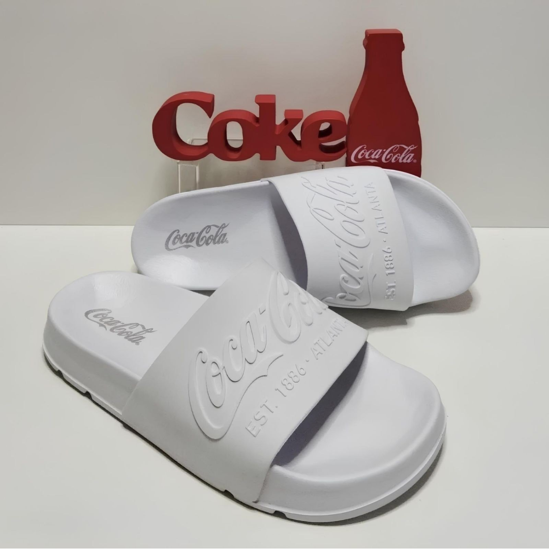Chinelo Slide Coca Cola Coke Bold