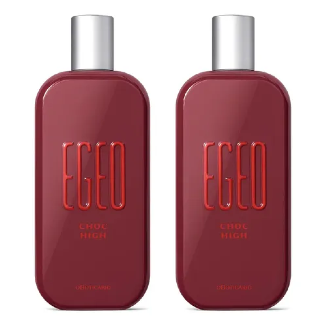 Kit com 2 Perfumes Boticário Egeo Choc High 90ml