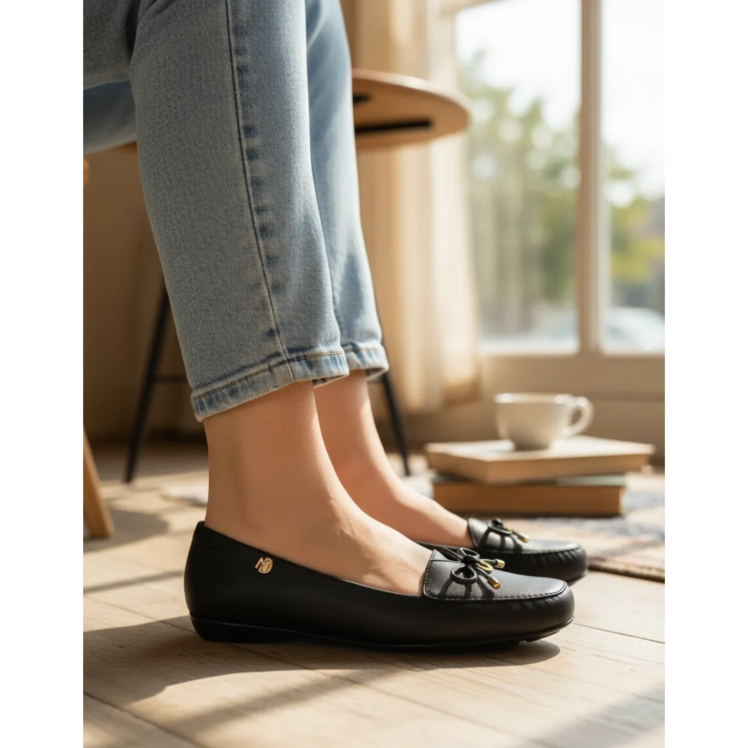 Sapato Sapatilha Mocassim Feminino Ortopédico Leve Modare
