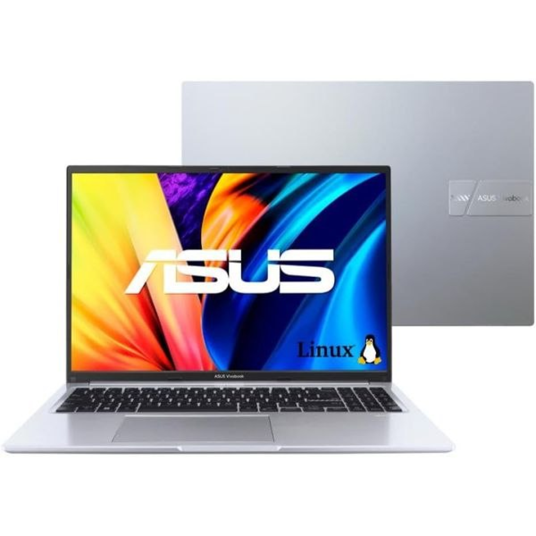 Notebook ASUS Vivobook 16 X1605VA Intel Core i7 1355U 8Gb Ram 512Gb SSD Linux KeepOS Tela 16” IPS FHD Silver - MB742