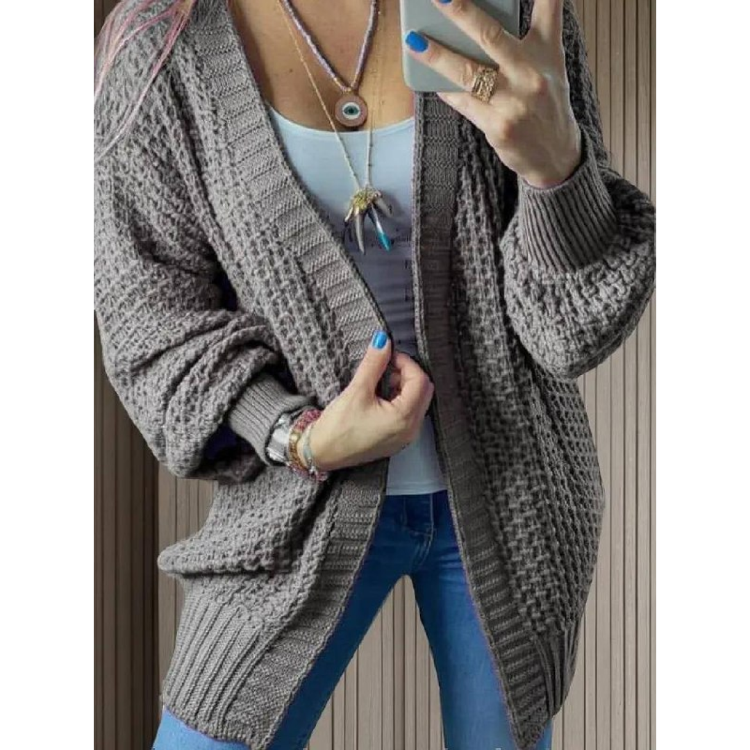 Kimono Cardigã Feminin Casaco La Trico Sueter Moda Inverno
