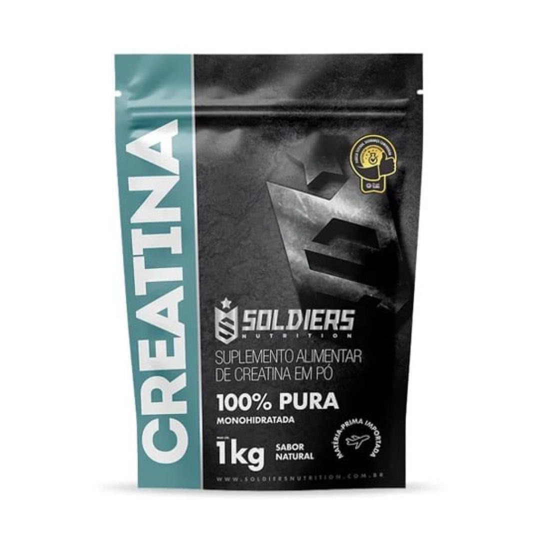 Creatina Monohidratada 100% Pura Soldiers Nutrition 1kg