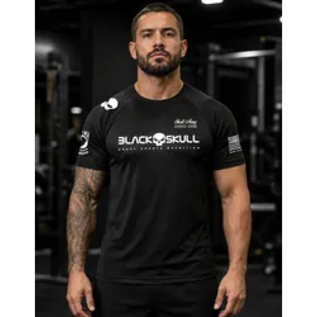 Camiseta Black Skull Dry Fit
