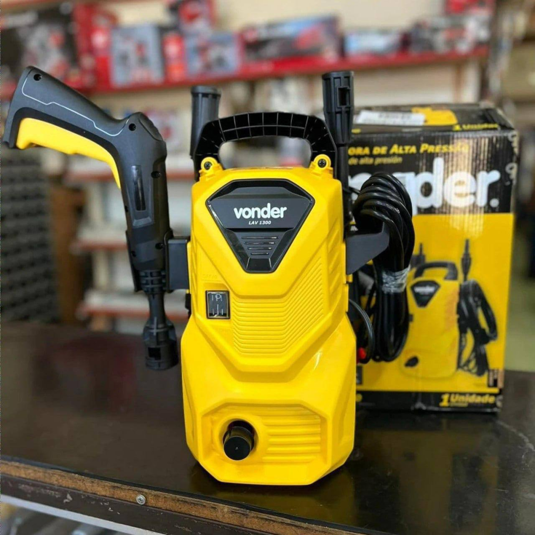 Lavadora De Alta Pressão Vonder Leve Lav1300 Amarela E Preta De 1200w Amarelo/preto 220v