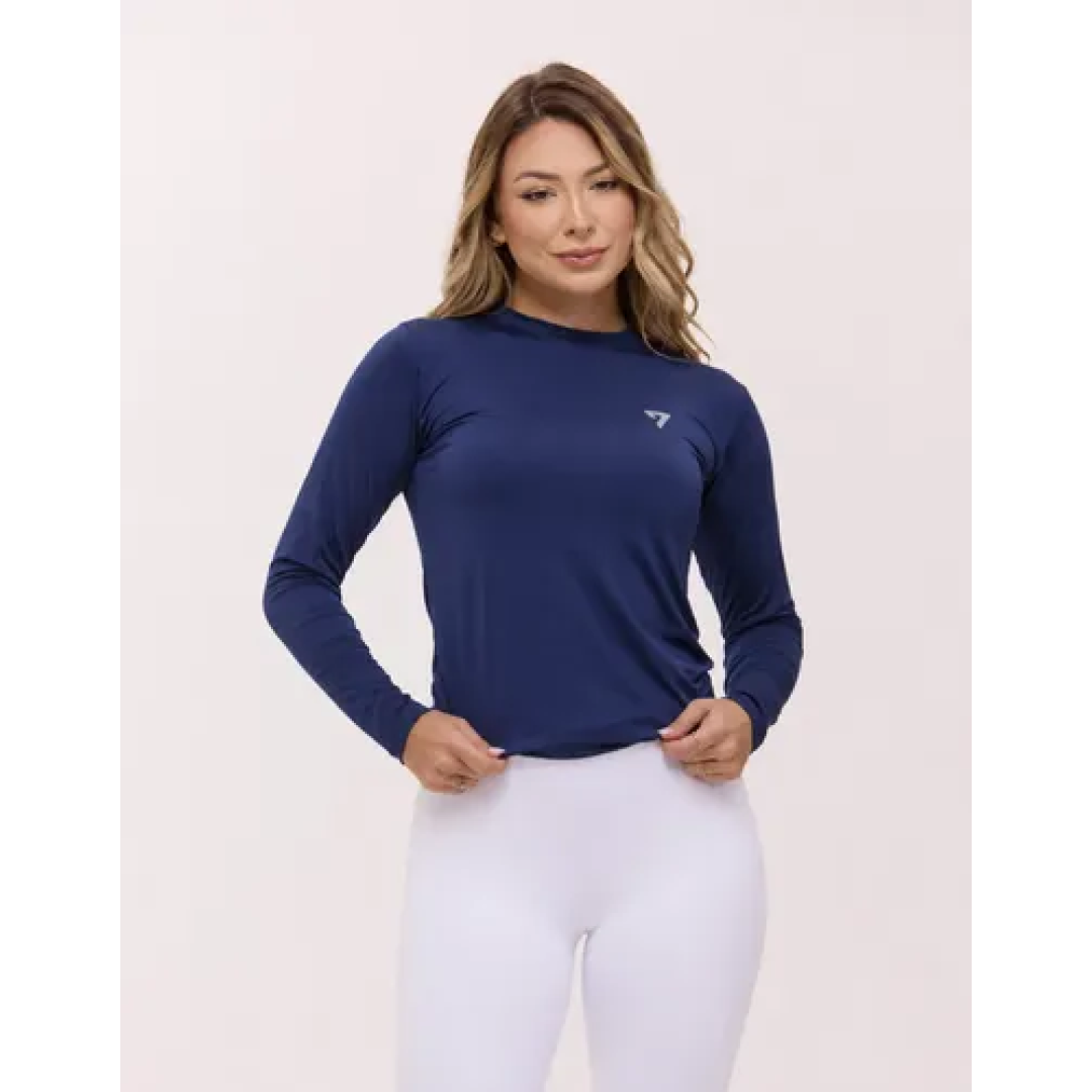 Camiseta Térmica Manga Longa Proteção Solar Uv