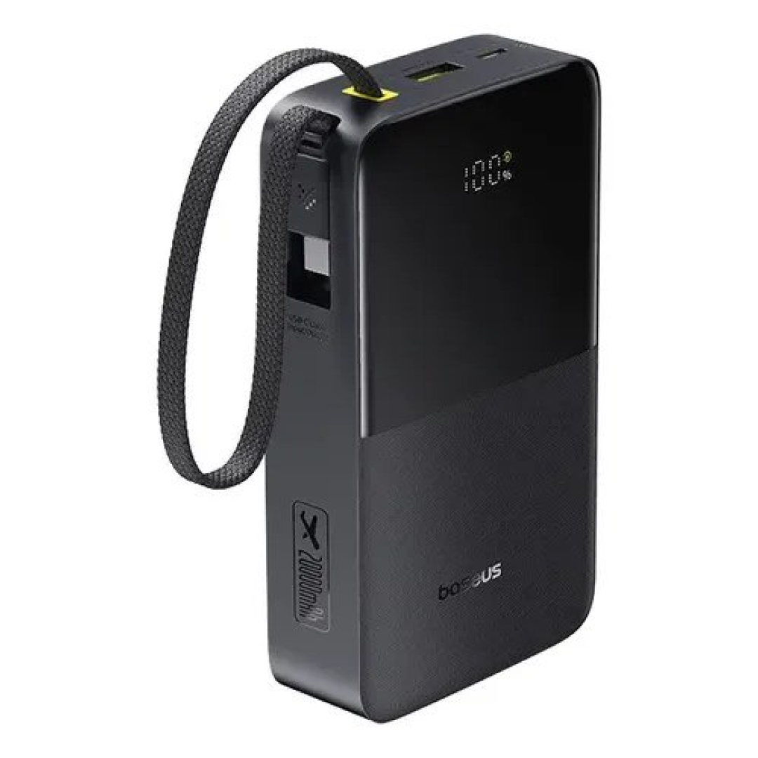 Power Bank Baseus Turbo Bipow2 Pro 20000mah 22.5w Cor Preto