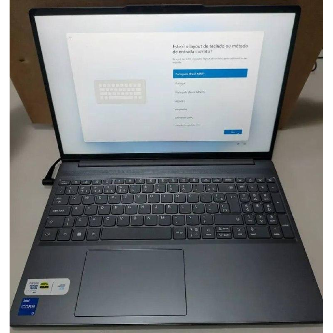 Notebook Lenovo IdeaPad Slim 3 15IRH10 Intel Core i5-13420H 8GB 512GB SSD Windows 11 15.3" - 83NS0002BR Luna Grey