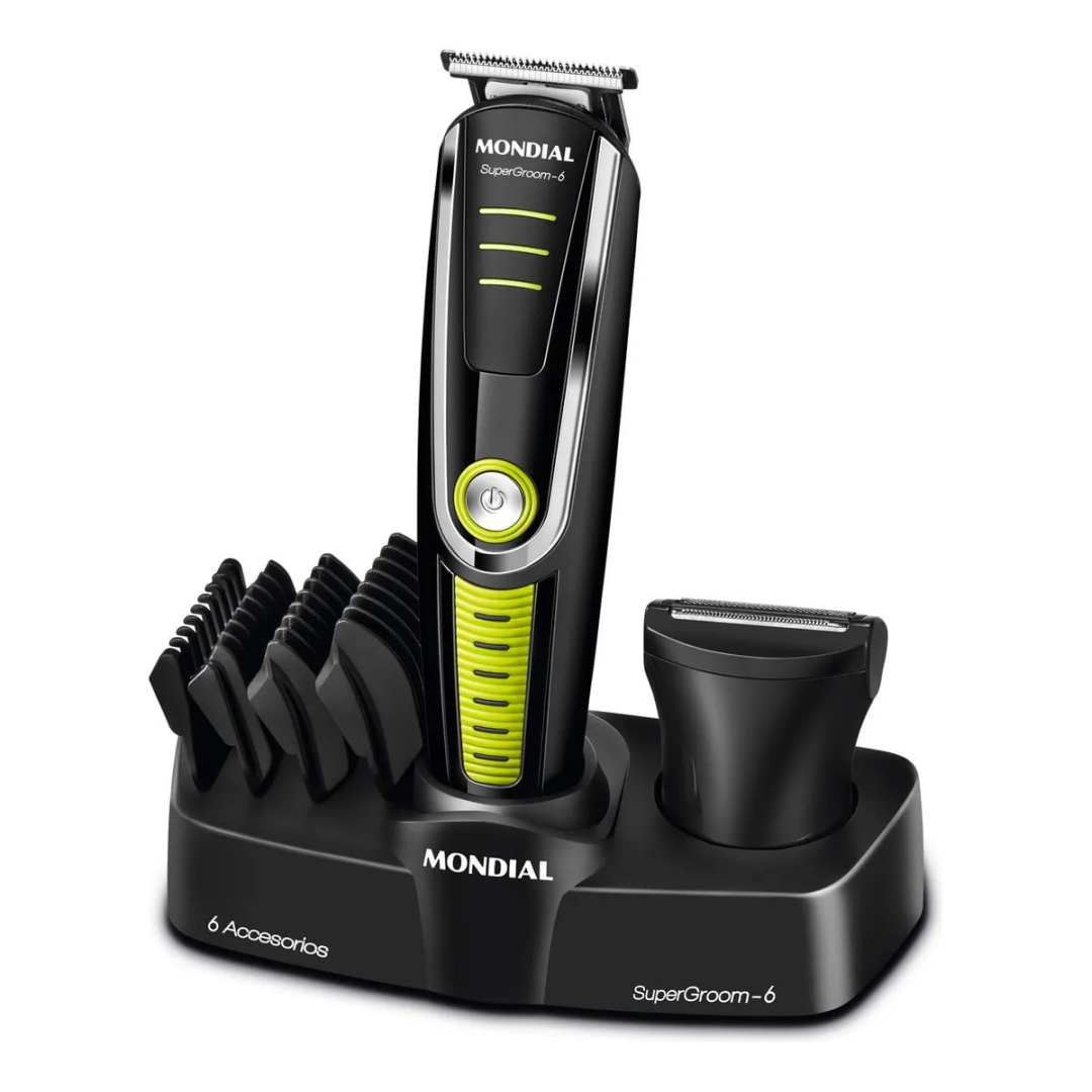 Aparador De Pelos Mondial Super Groom 6 Bg-04 -bivolt