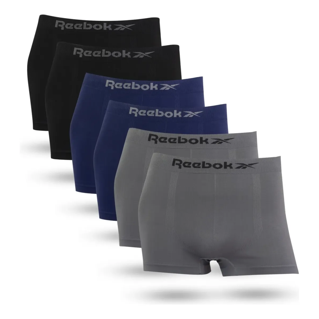 Kit 6 Cuecas Boxer Box Sem Costura Microfibra Adulto