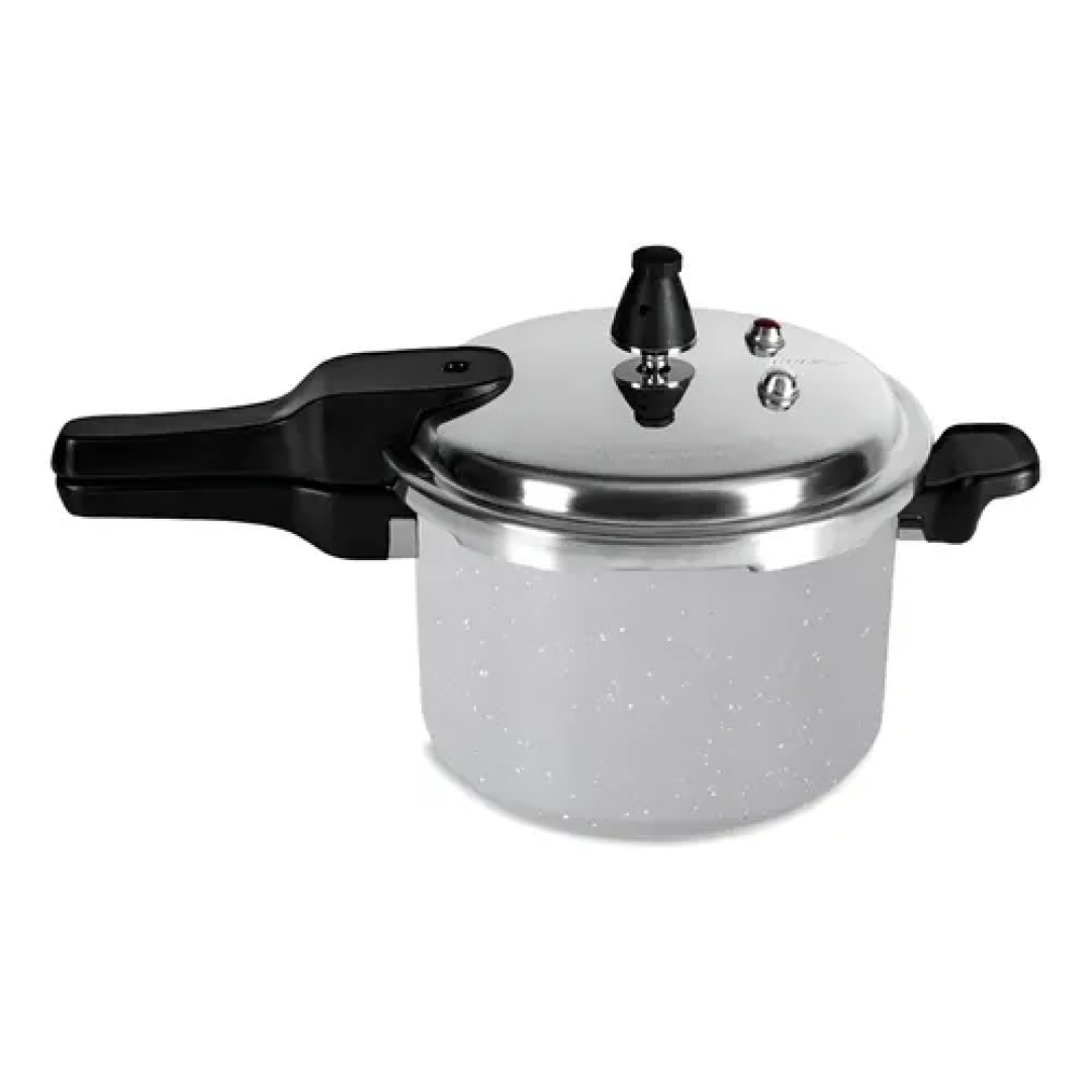 Panela De Pressão 4,2l Antiaderente De Indução Super Brinox Cor Cinza