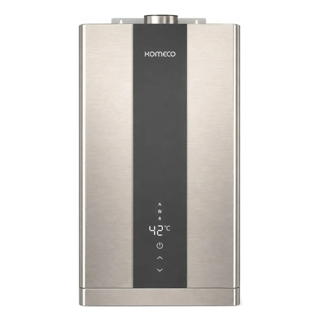 Aquecedor de água a gás GLP Komeco Digital Inox AUT KO 21DI G2