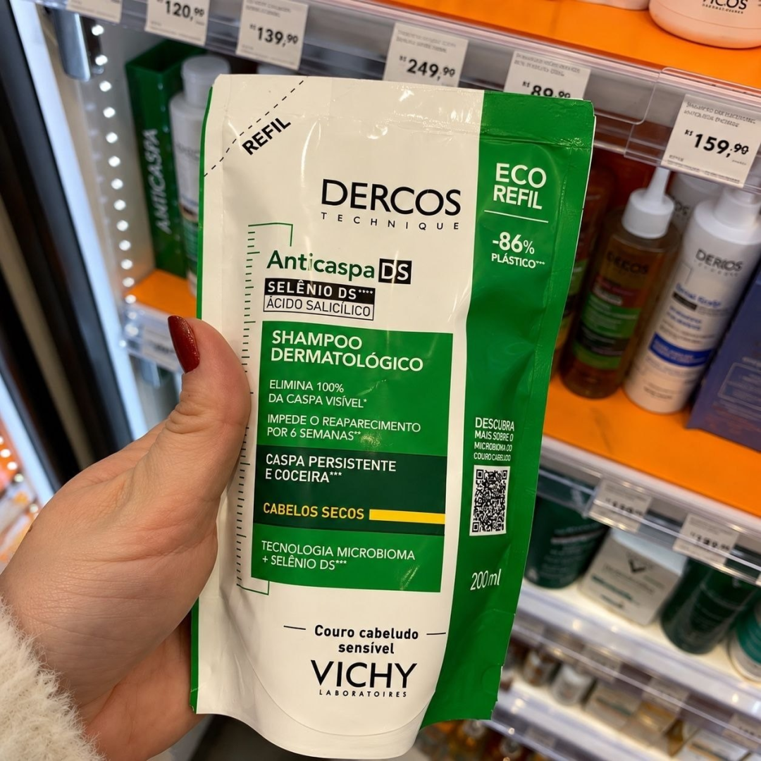 Refil Shampoo Anticaspa Dercos 200g