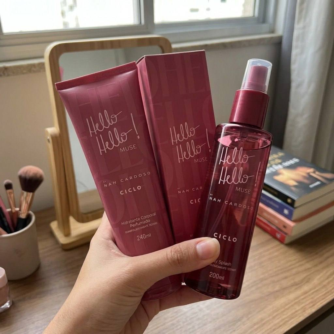 Combo Muse Hidratante 240ml + Body Splash 200ml Ciclo Desodorante Corporal