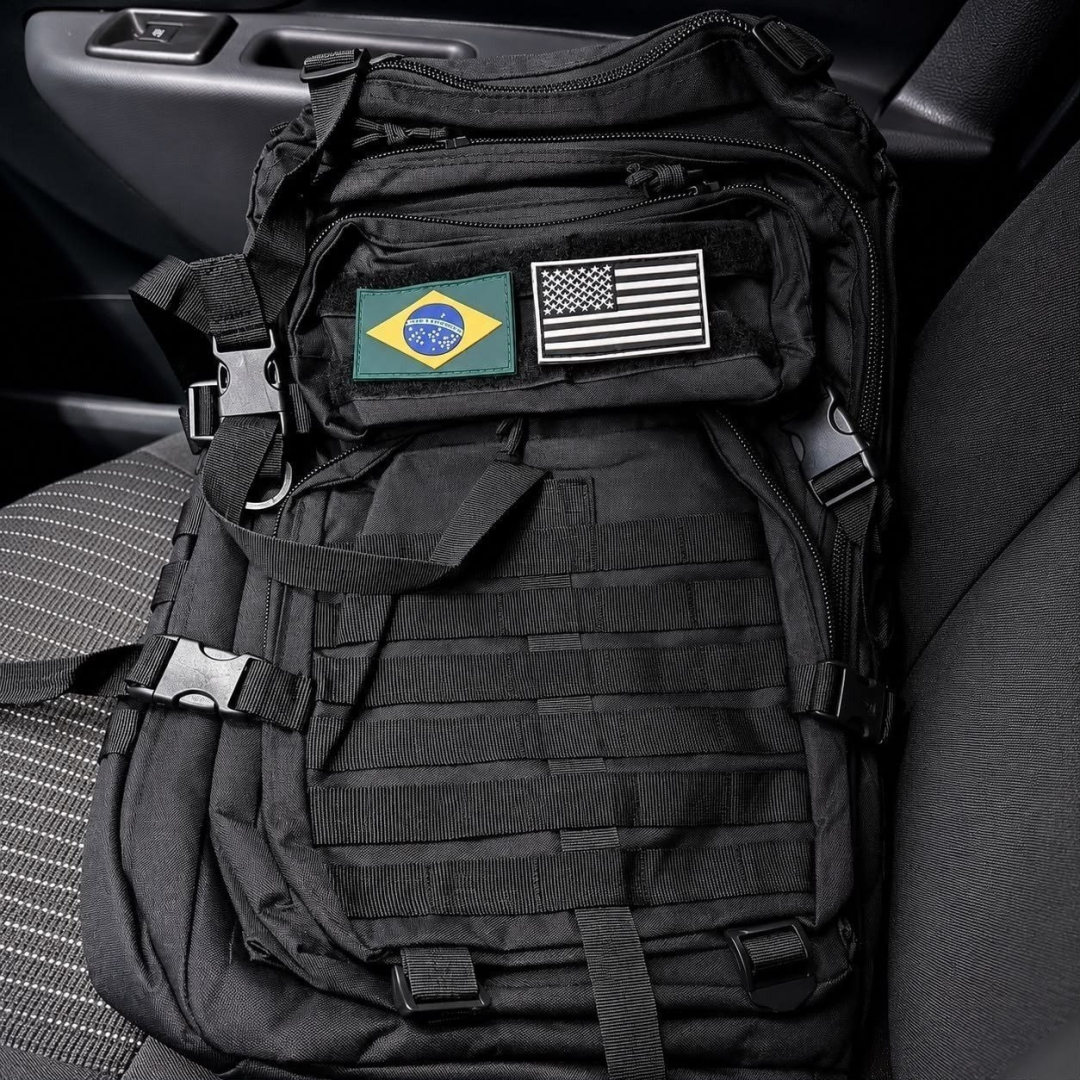 A MOCHILA JÁ TEM, agora só falta o pincel e a tinta