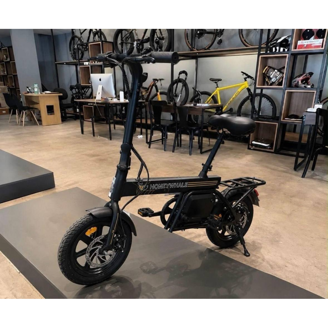 Honeywhale B20 Bicicleta Elétrica, 440w-35km-25km/h-120kg, Scooter Motor-ebike-adulto-bike-autonomia-velocidade... Preto