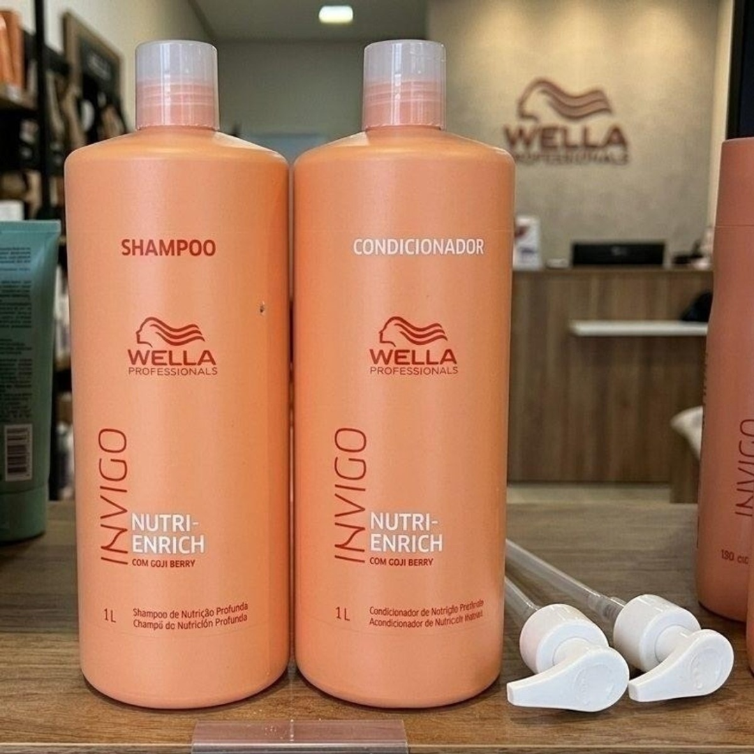 Kit Wella Invigo Nutri Enrich Shampoo E Condicionador