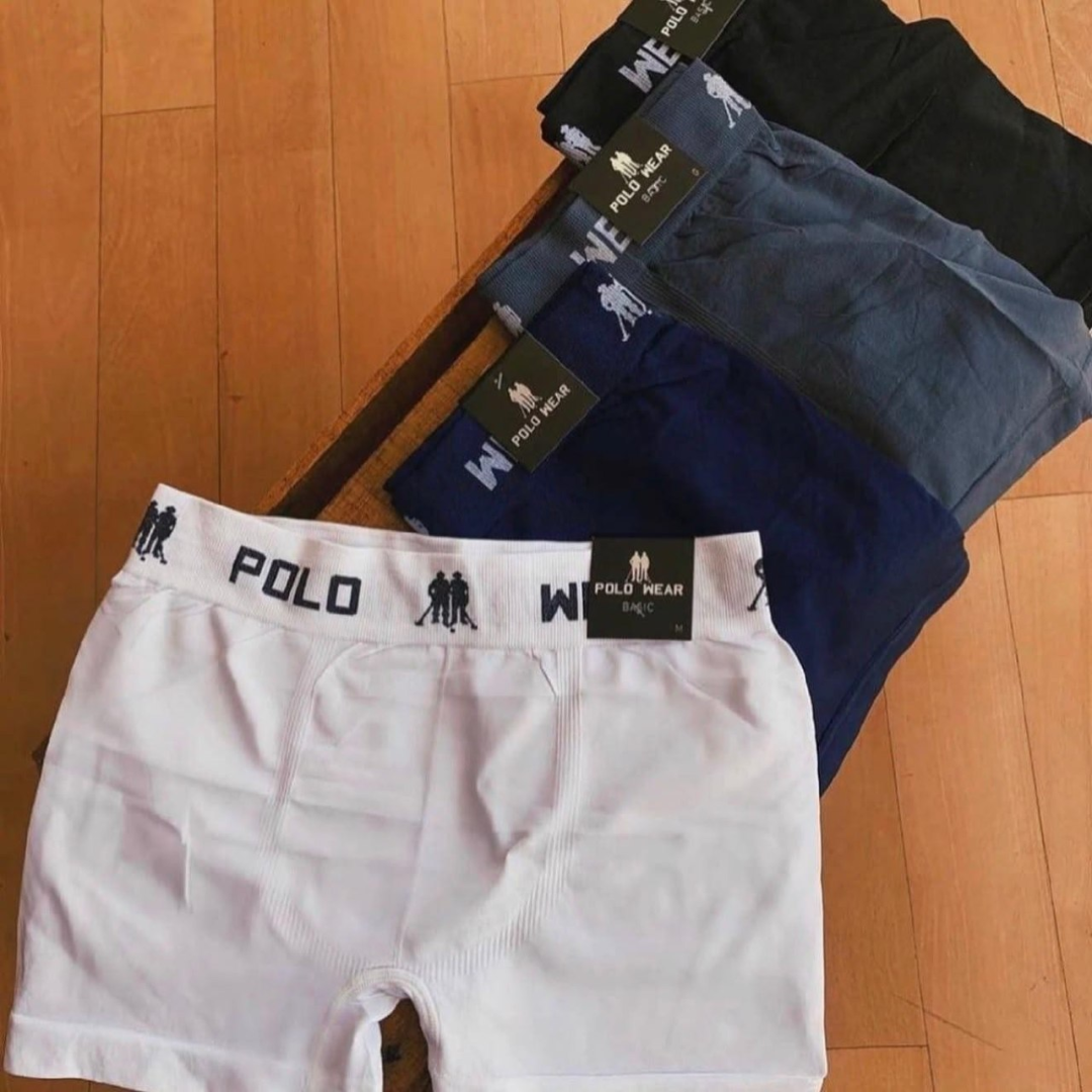 Kit com 10 Cuecas Boxer Microfibra Polo Wear