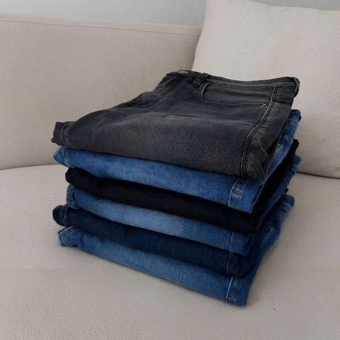 Calça Jeans Elastano Lycra (4 cores)