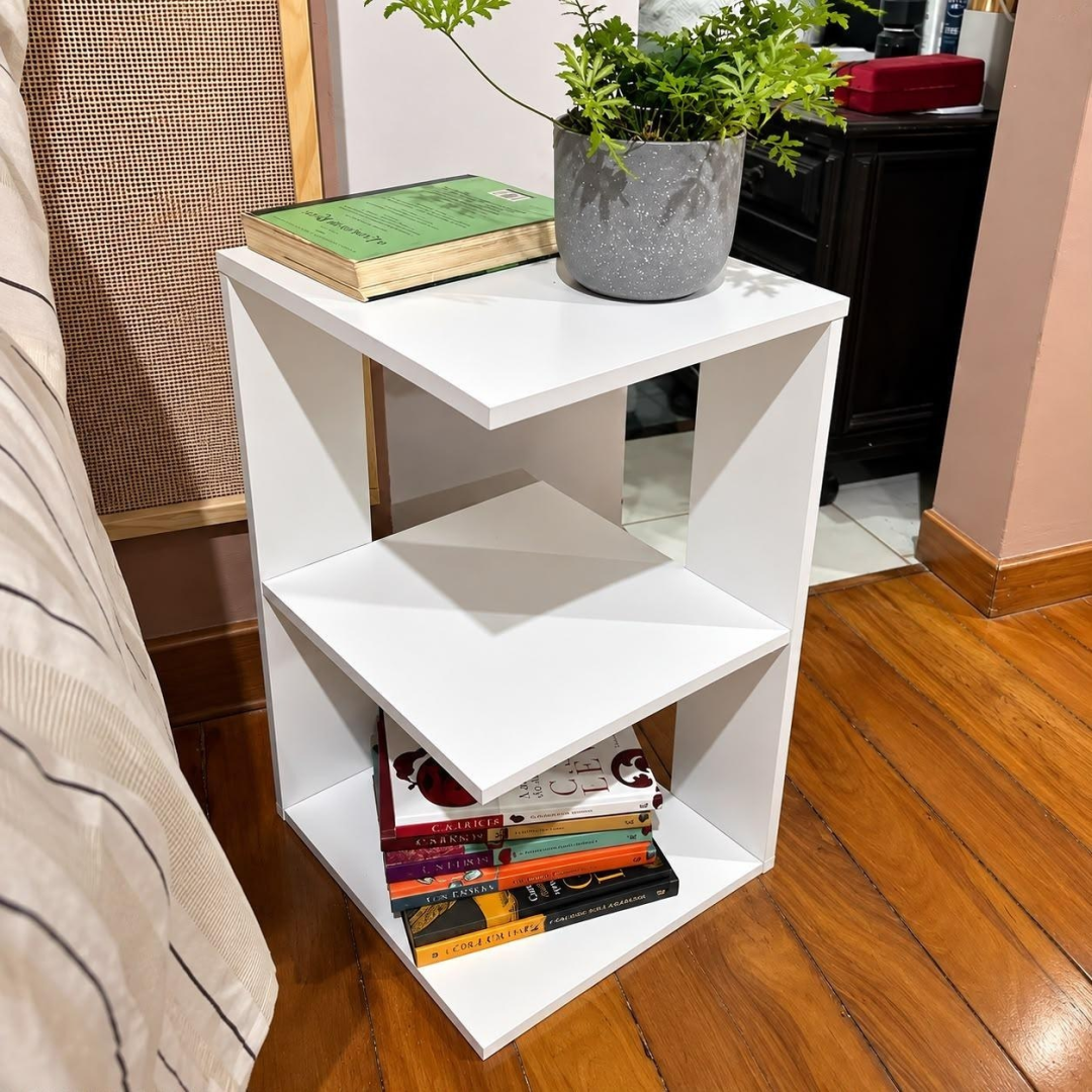 Mesa de Cabeceira Retrô Compacta