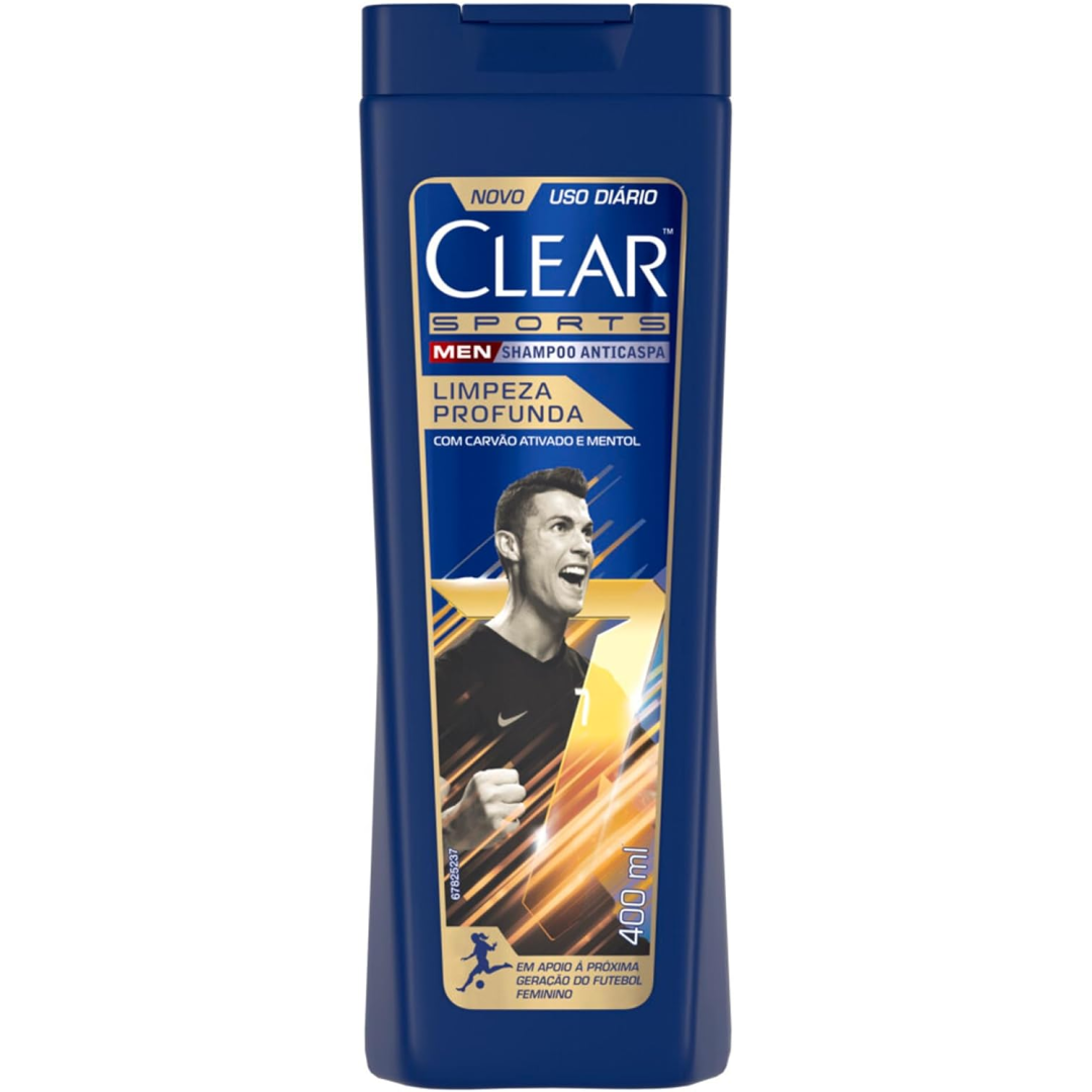 Clear Sports Men - Shampoo Anticaspa Limpeza Profunda 400Ml